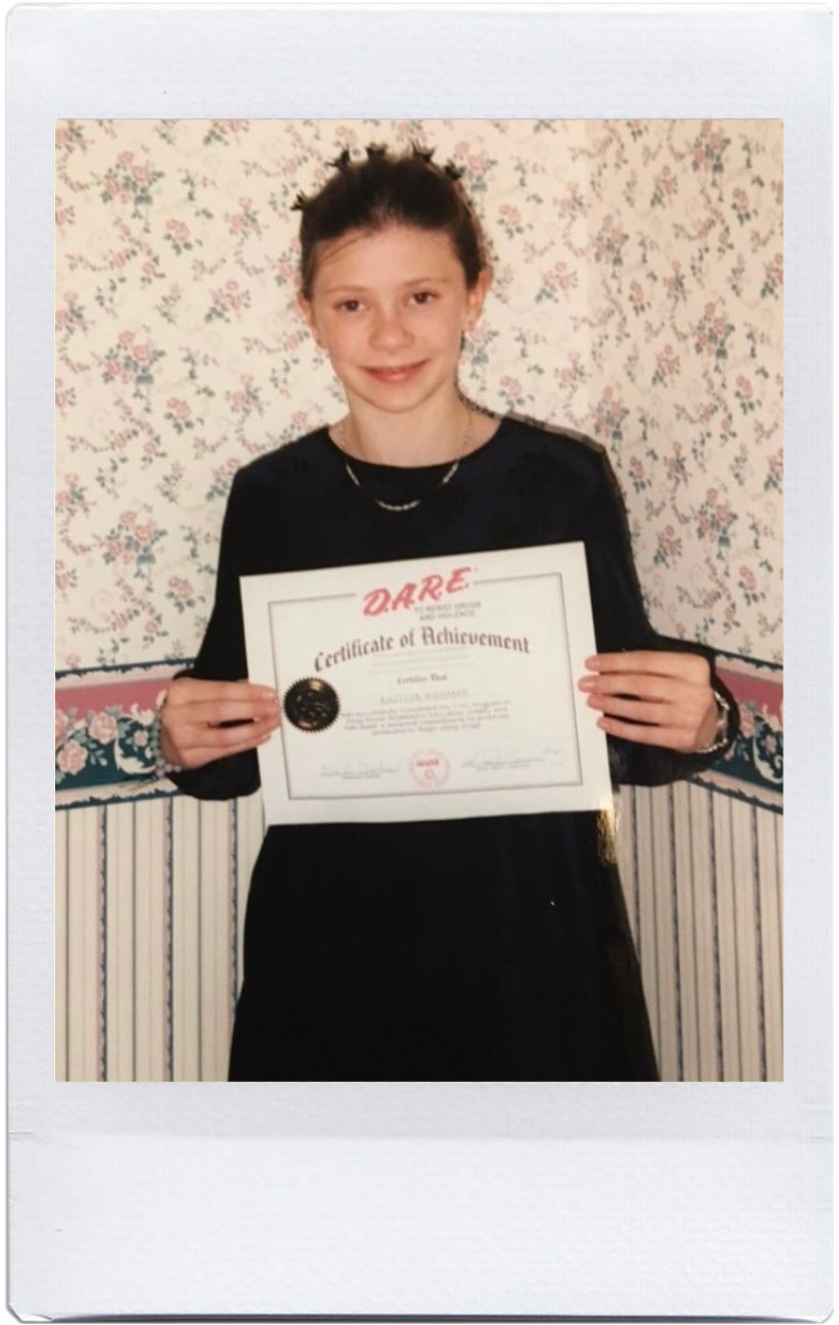 Photo of Kait Warman in 1999